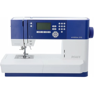 Pfaff ambition 610 háztartási varrógép LCD kijelzővel