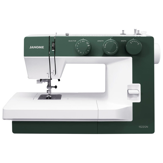 Janome 1522 háztartási varrógép (zöld)