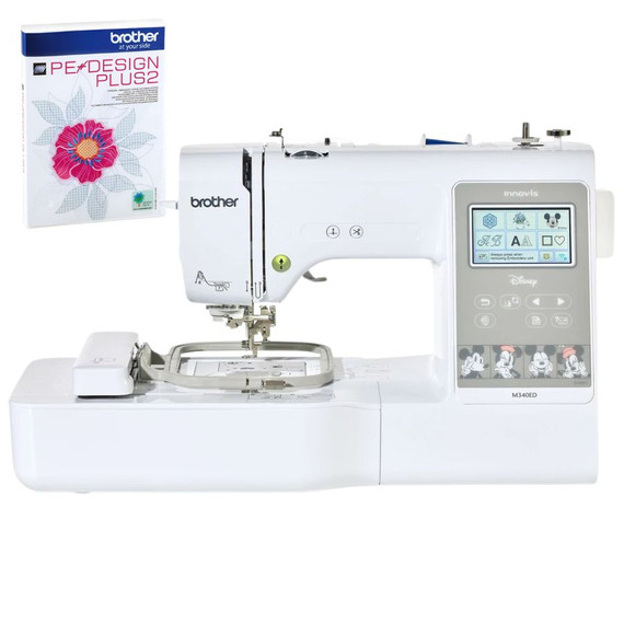 Brother Innov-is M340ED háztartási hímzőgép + Brother PE-Design Plus 2 hímzőminta tervező szoftver