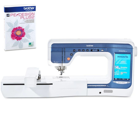 Brother Innov-is V5LE varró és hímzőgép + Brother PE-Design Plus 2 hímzőminta tervező szoftver