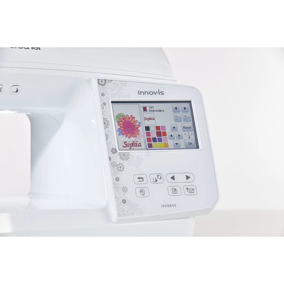 Brother Innov-is NV880E hímzőgép lcd kijelző