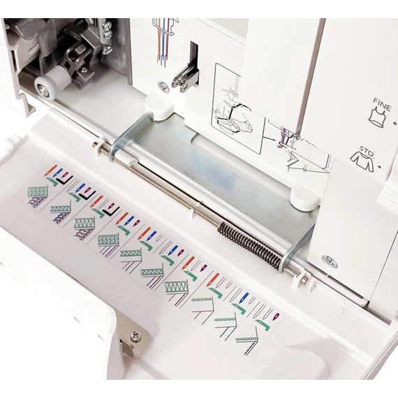 Janome CP3000P alul-felül fedőzőgép programok