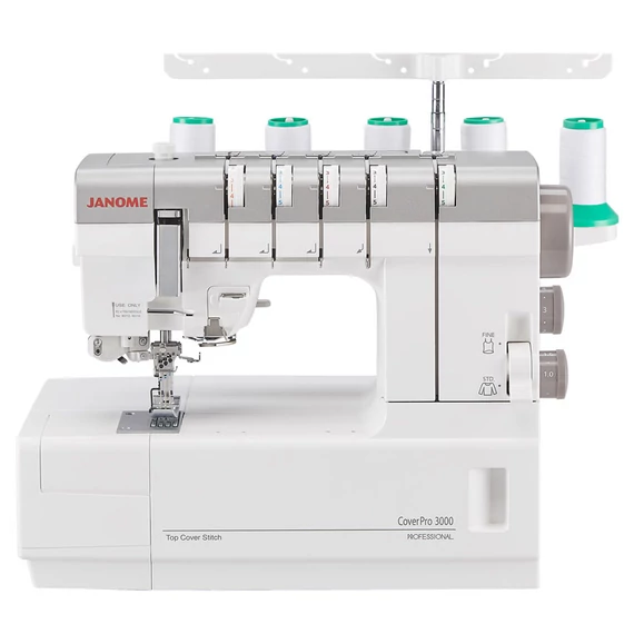 Janome CP3000P alul-felül fedőző
