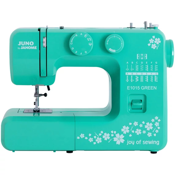 Janome E1015 háztartási varrógép zöld